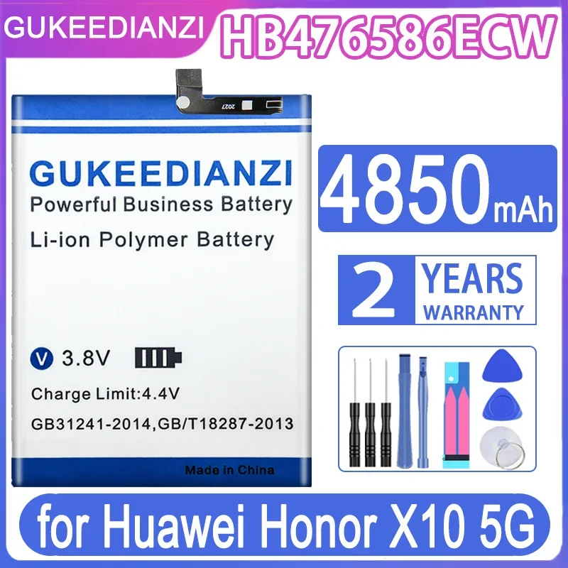 GUKEEDIANZI Сменный аккумулятор HB 476586 ЭКВ 4850мАч для Huawei Honor X10 5G HonorX10 5G
GUKEEDIANZI Сменный аккумулятор HB 476586 ЭКВ 4850мАч для Huawei Honor X10 5G HonorX10 5G