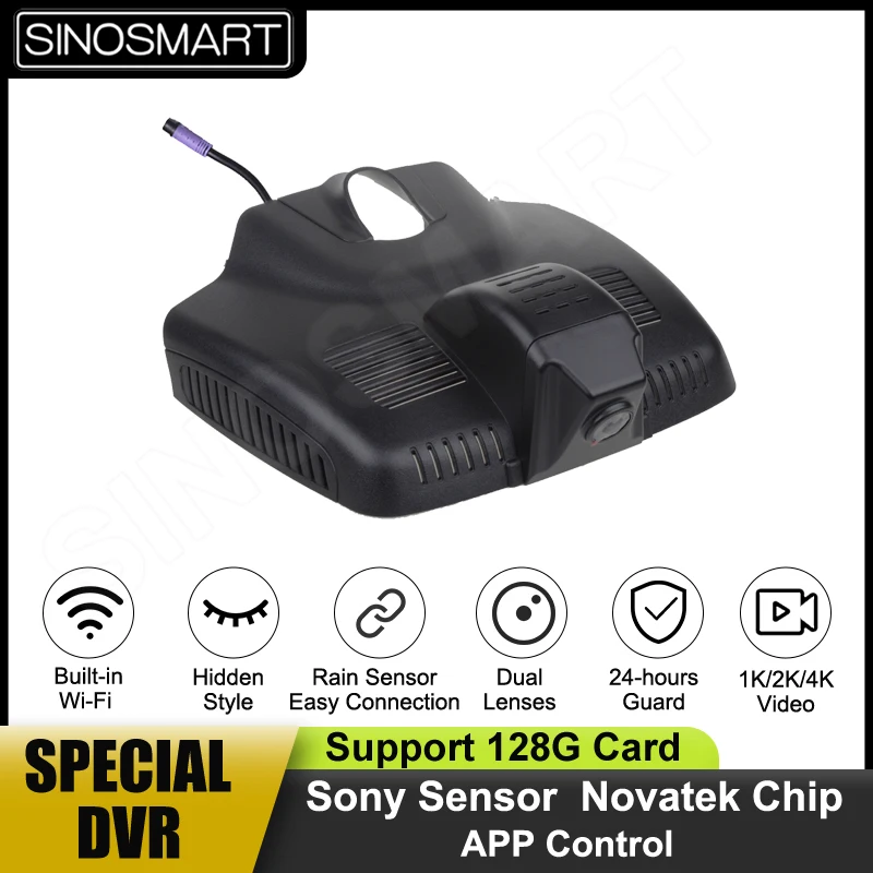 SINOSMART Dash Cam 1080P специальная Wifi DVR камера для Mercedes Benz E Series E200 W213 2016 220d AMG 2019 AMG GLC43 2020
SINOSMART Dash Cam 1080P специальная Wifi DVR камера для Mercedes Benz E Series E200 W213 2016 220d AMG 2019 AMG GLC43 2020