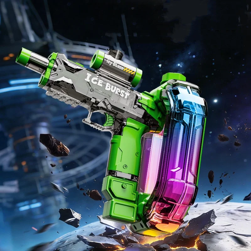 LED Light Electric Water Guns for Kids Powerful Shooting Game Automatic Water Blasters Summer Outdoor Beach Toys for Adults Gift
LED Light Electric Water Guns for Kids Powerful Shooting Game Automatic Water Blasters Summer Outdoor Beach Toys for Adults Gift
