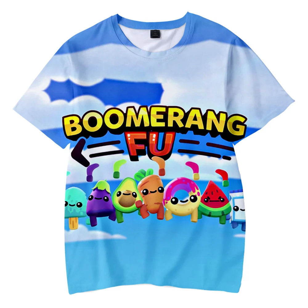 Hot Game Kids T-shirt New Boomerang Fu 3D Short Sleeve Streetwear Summer Tees Anime Boomerang Fu Cosplay T-shirt Children
Hot Game Kids T-shirt New Boomerang Fu 3D Short Sleeve Streetwear Summer Tees Anime Boomerang Fu Cosplay T-shirt Children