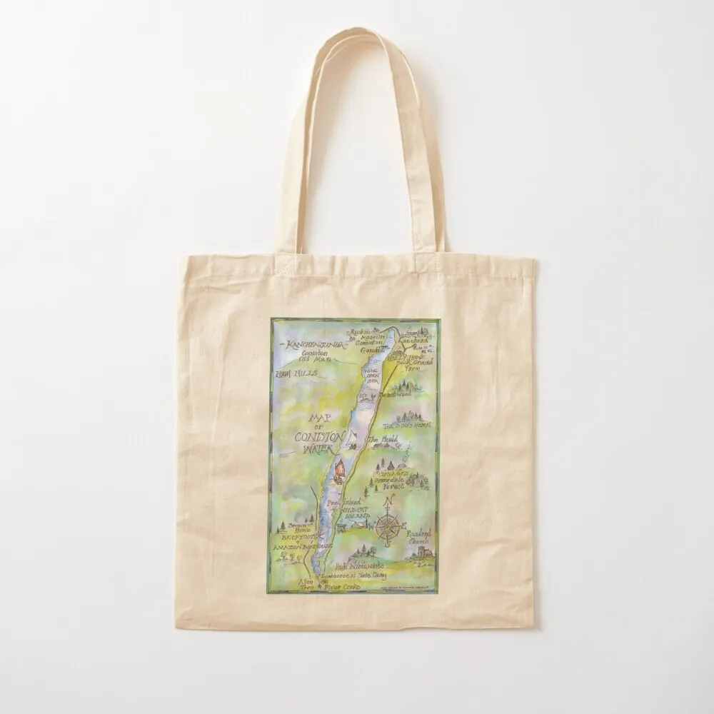 Swallows and Amazons map of Coniston Water - Tote Bag cute pouch bag Big bag women bags luxury women
Swallows and Amazons map of Coniston Water - Tote Bag cute pouch bag Big bag women bags luxury women