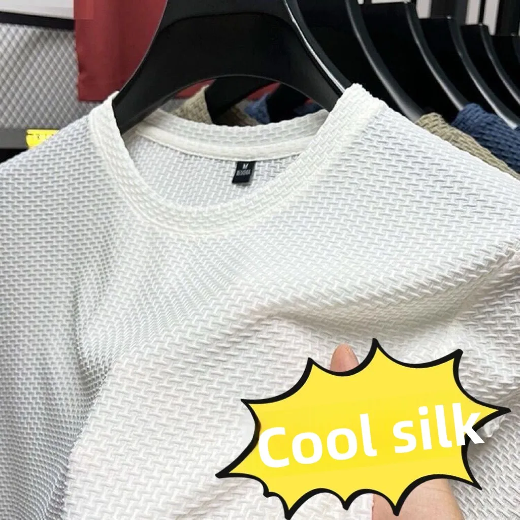 Brand Clothes Men's Breathable Fashion T-Shirt Outdoor Hiking Running Summer Ice Silk High-End T Shirts Cycling Camping Fitness
Brand Clothes Men's Breathable Fashion T-Shirt Outdoor Hiking Running Summer Ice Silk High-End T Shirts Cycling Camping Fitness