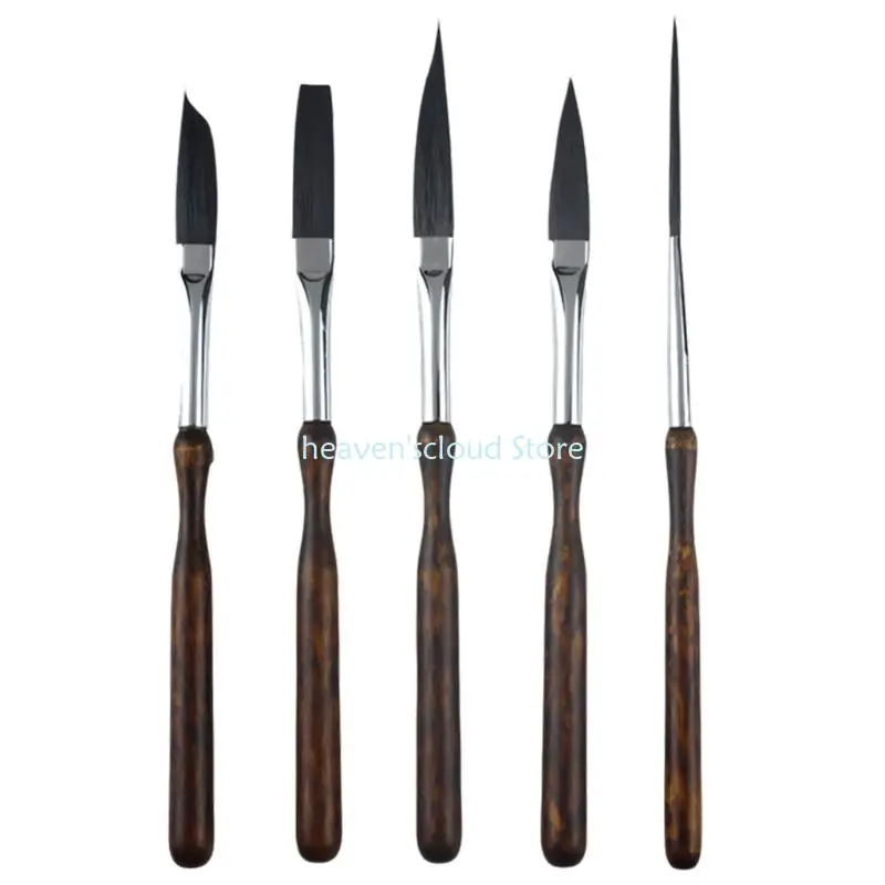 Y88B 5 Pieces Multifunctional Wooden Sketching Paint Brush For Artists And Students
Y88B 5 Pieces Multifunctional Wooden Sketching Paint Brush For Artists And Students