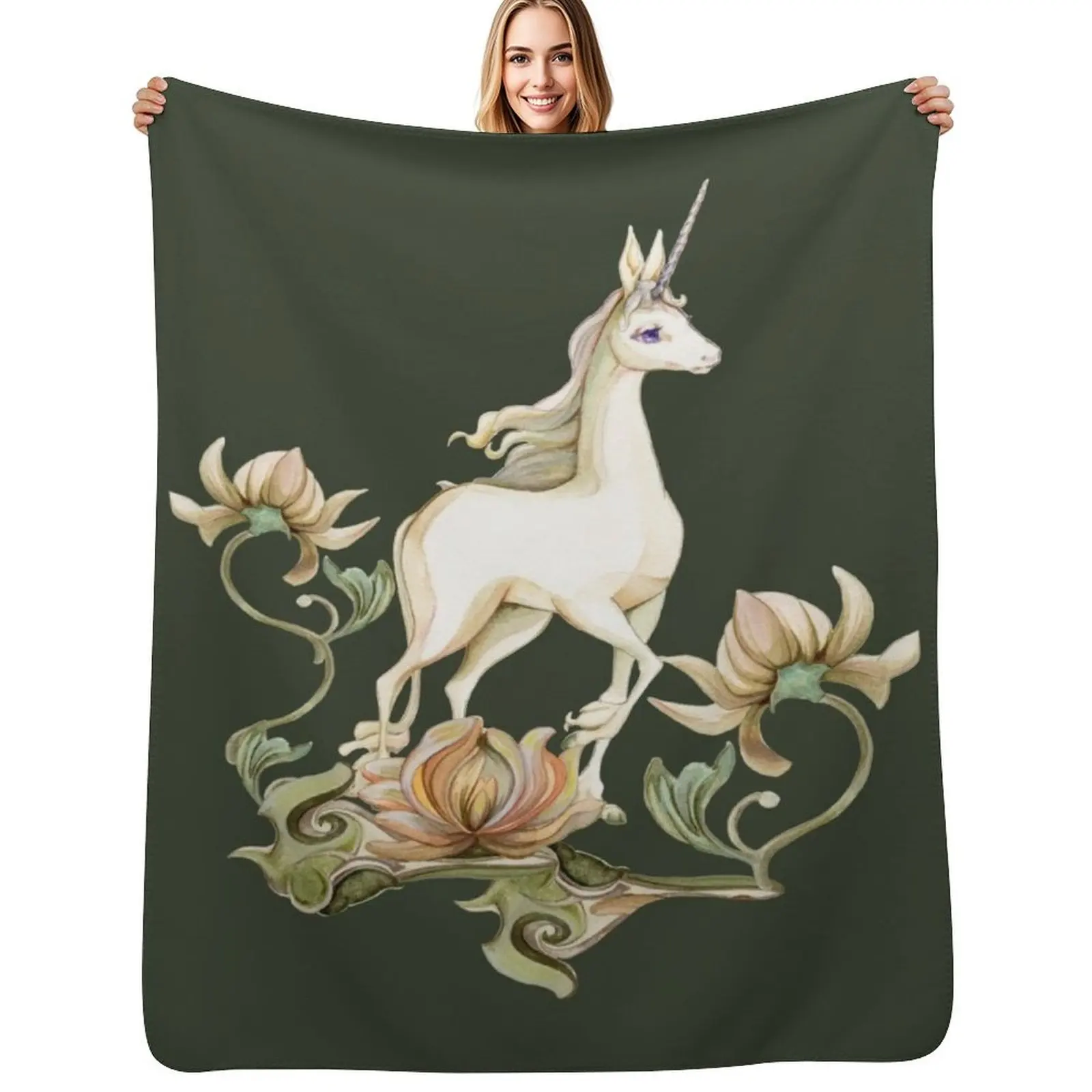 Last Unicorn - Flower Garden Throw Blanket Soft Plush Blanket as Housewarming Gift
Last Unicorn - Flower Garden Throw Blanket Soft Plush Blanket as Housewarming Gift