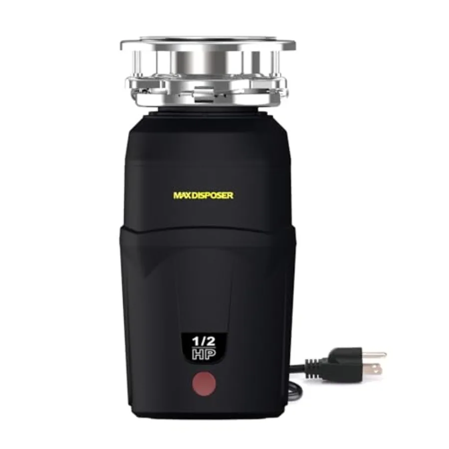 Garbage Disposal 1/2 HP for Kitchen sink Quiet with Power Cord Easy install Food Waste Disposer Stainless Steel Grind 0.5 Horse
Garbage Disposal 1/2 HP for Kitchen sink Quiet with Power Cord Easy install Food Waste Disposer Stainless Steel Grind 0.5 Horse