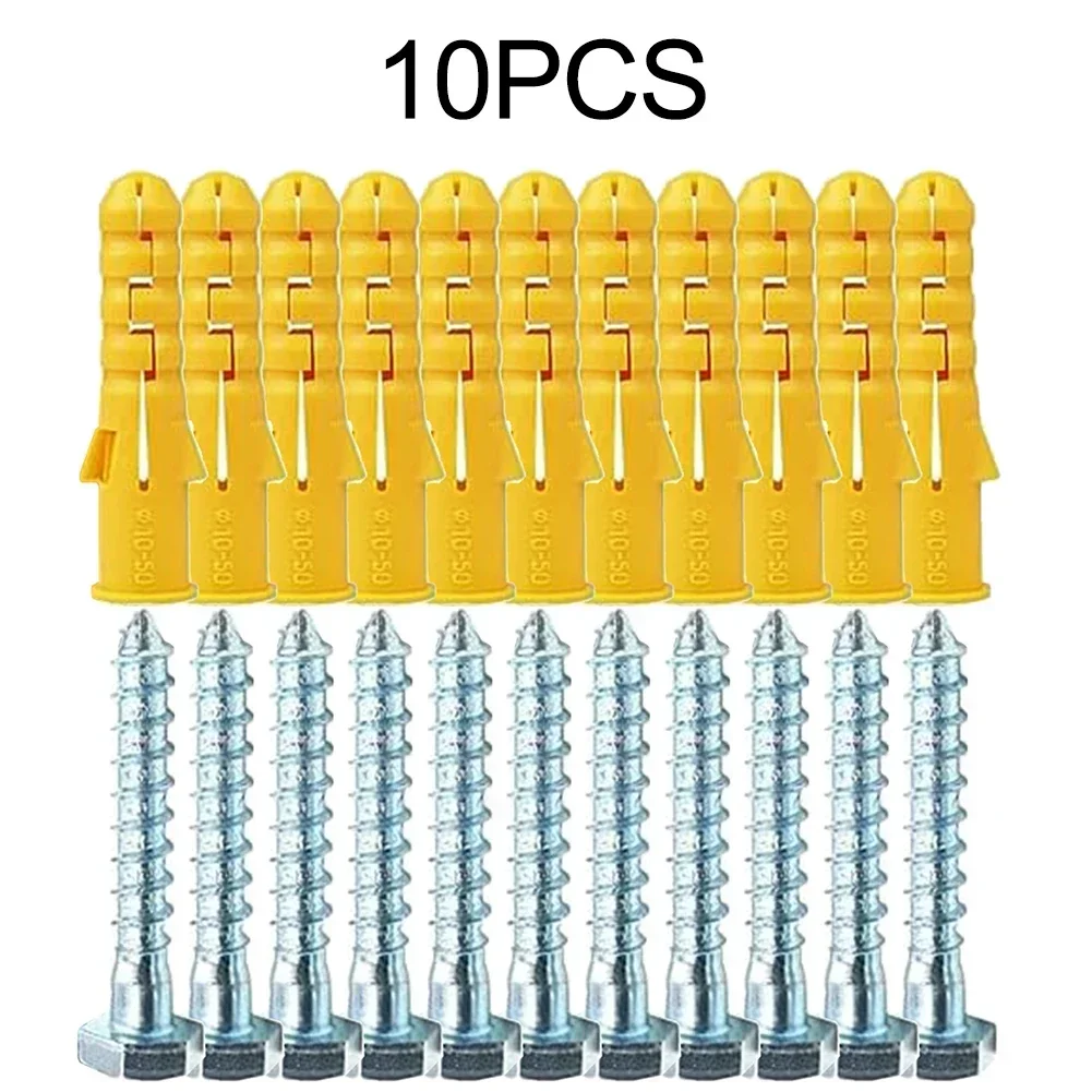10PCS M10x50mm Heavy Duty Masonry Brick Wall Fixing Plug Bolt Screw Wall Anchors And Screws For Drywall Accessories
10PCS M10x50mm Heavy Duty Masonry Brick Wall Fixing Plug Bolt Screw Wall Anchors And Screws For Drywall Accessories
