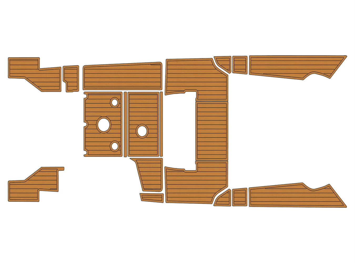 Non-Slip EVA Faux Teak Marine Mat Self-Adhesive 6mm Yacht Cockpit Pad for 2021 BMA X277 Boat Decking Easy Install
Non-Slip EVA Faux Teak Marine Mat Self-Adhesive 6mm Yacht Cockpit Pad for 2021 BMA X277 Boat Decking Easy Install