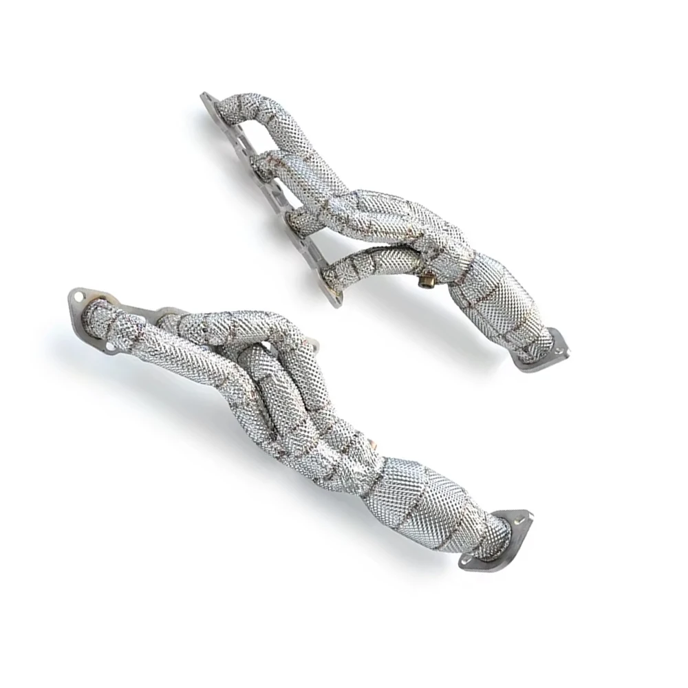 High Flow Exhaust Header with Heat Shield for Lexus ISF 5.0 V8 2UR 2008-2014 304 Stainless Steel Race Manifold
High Flow Exhaust Header with Heat Shield for Lexus ISF 5.0 V8 2UR 2008-2014 304 Stainless Steel Race Manifold