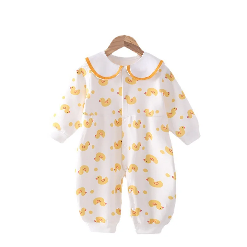 Boys and Girls' Cartoon Printed Cotton Jumpsuit Wear Boneless Jumpsuit for Outdoor Wear Newborn Clothes Four Seasons
Boys and Girls' Cartoon Printed Cotton Jumpsuit Wear Boneless Jumpsuit for Outdoor Wear Newborn Clothes Four Seasons
