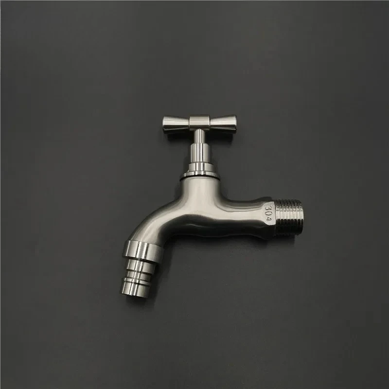 Bathroom 304 Stainless Steel Faucet Wall Mounted Outdoor Bibcock Garden Wash Basin Mop Faucet Wall Faucet
Bathroom 304 Stainless Steel Faucet Wall Mounted Outdoor Bibcock Garden Wash Basin Mop Faucet Wall Faucet