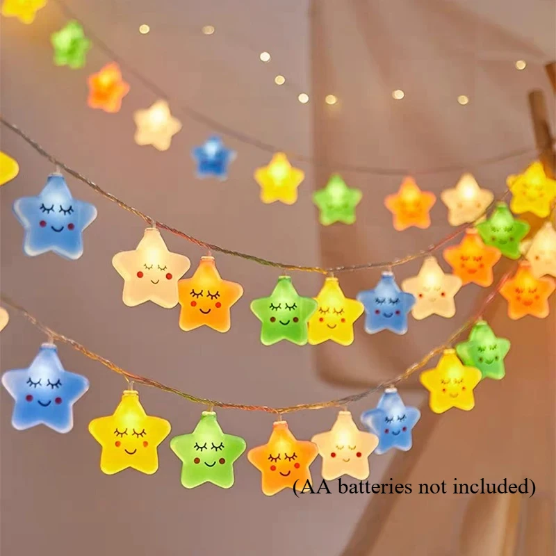 LED Lights String Star Garland Lamp USB/Battery Powered For Living Room Outdoor Garden Camping Wedding Christmas Party Decor
LED Lights String Star Garland Lamp USB/Battery Powered For Living Room Outdoor Garden Camping Wedding Christmas Party Decor