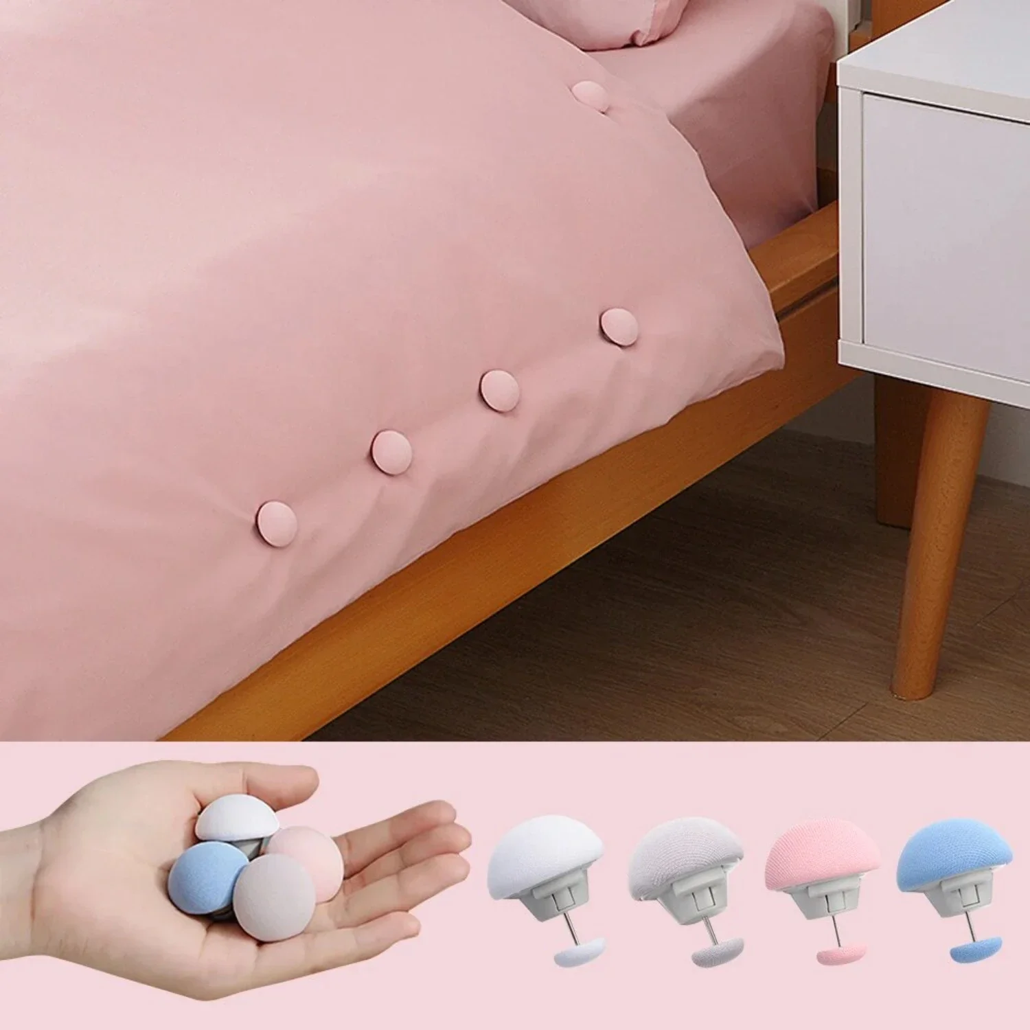 Comfortable Night's Sleep Guaranteed with Reliable Set of 4 Essential Non-Slip Fastener Clips featuring Key Unlock for Blanket -
Comfortable Night's Sleep Guaranteed with Reliable Set of 4 Essential Non-Slip Fastener Clips featuring Key Unlock for Blanket -