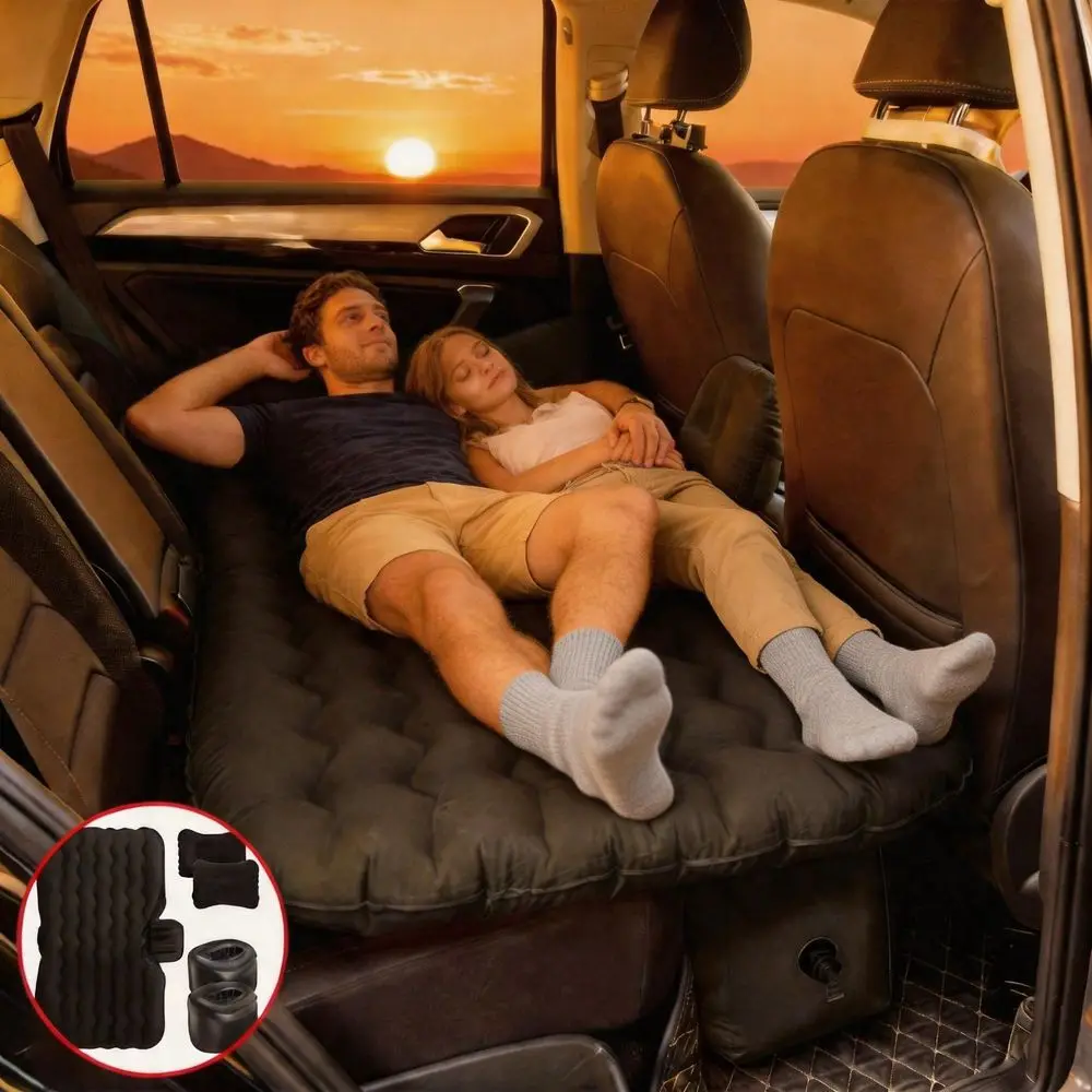 Air Mattress For Back Seat, Universal Fit Inflatable Travel Bed With Fast Foot Pump, Foldable Thickened Camping Mattress For SU
Air Mattress For Back Seat, Universal Fit Inflatable Travel Bed With Fast Foot Pump, Foldable Thickened Camping Mattress For SU