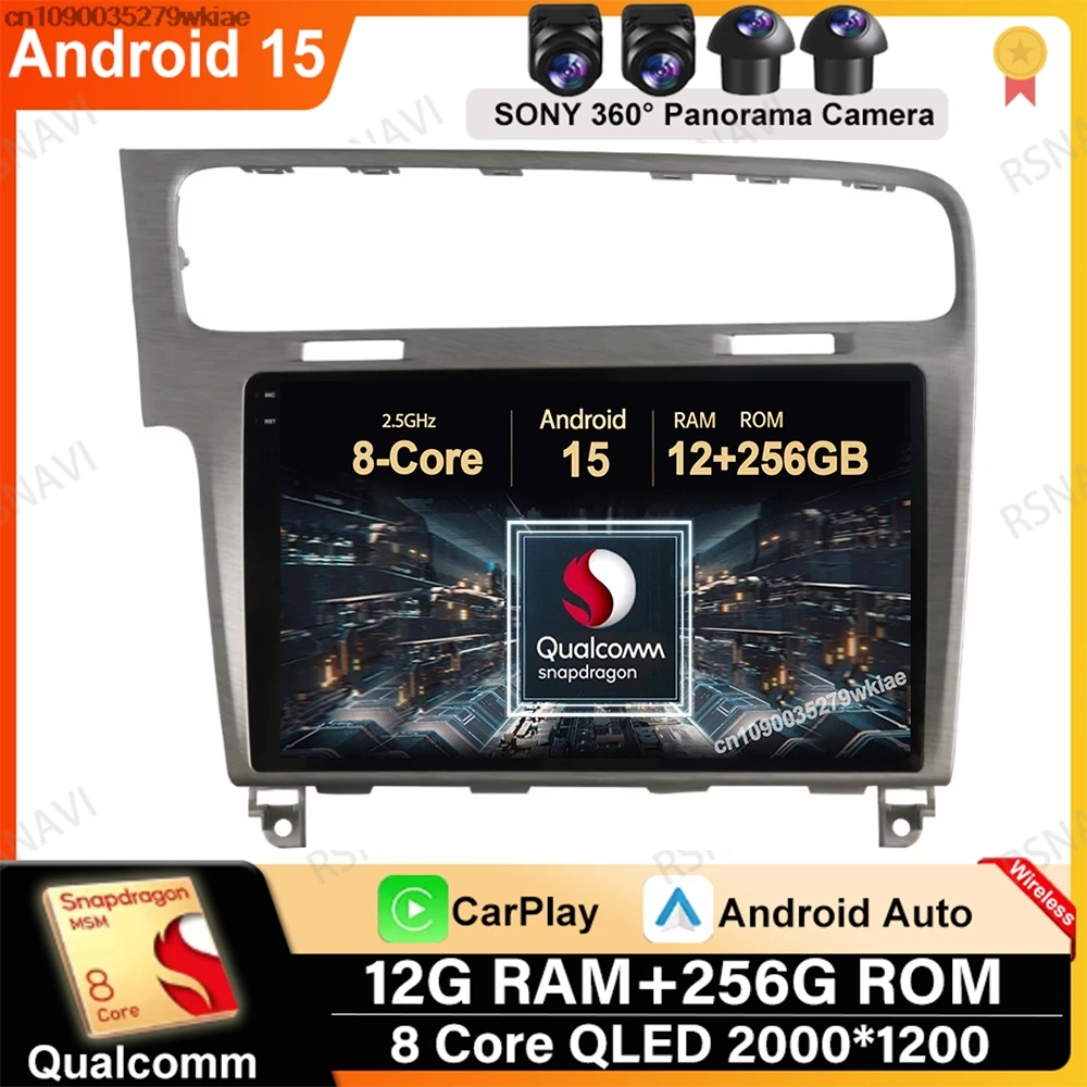 Android 15 For Volkswagen VW Golf 7 MK7 GTI 2013-2017 DSP QLED Multimedia Viedo Player Car Radio Qualcomm BT GPS 5G WIFI Stereo
Android 15 For Volkswagen VW Golf 7 MK7 GTI 2013-2017 DSP QLED Multimedia Viedo Player Car Radio Qualcomm BT GPS 5G WIFI Stereo