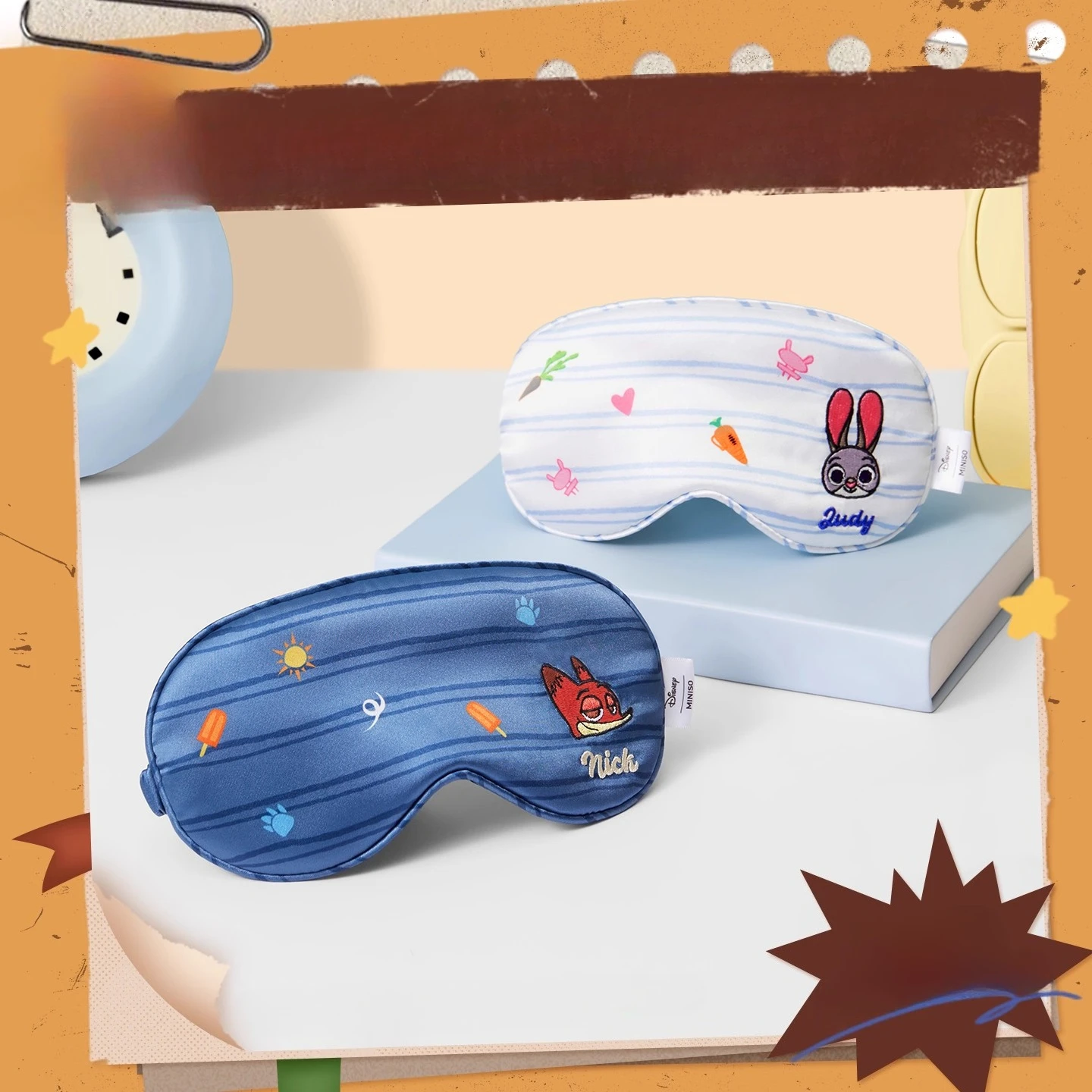 Disney Zootopia Striped Sleep Mask - Soft Breathable Eye Cover Blindfold, Blackout Travel Sleep Aid
Disney Zootopia Striped Sleep Mask - Soft Breathable Eye Cover Blindfold, Blackout Travel Sleep Aid