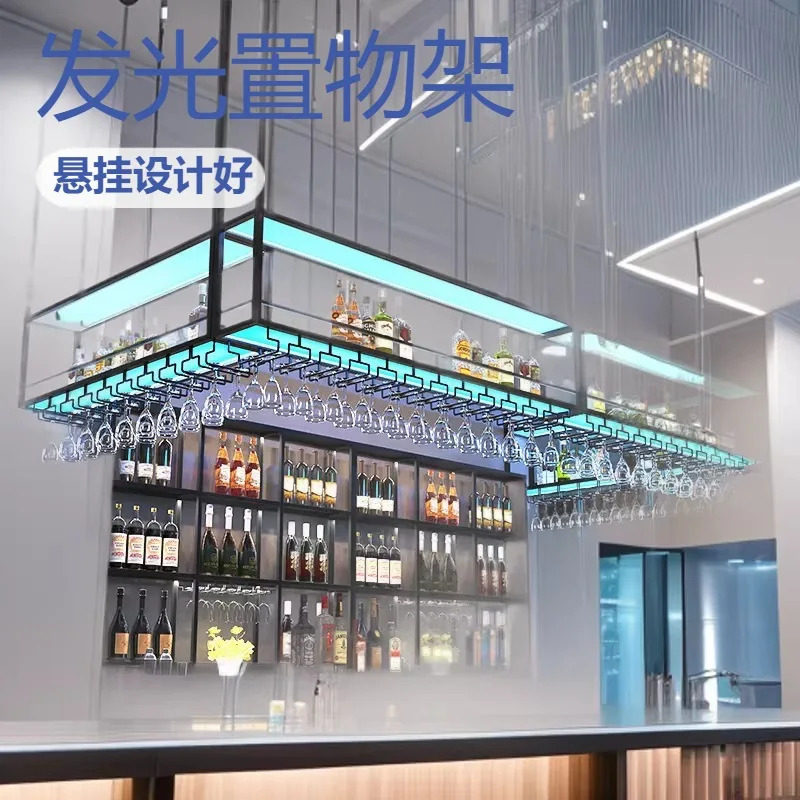 Bar Hanger Wine Rack Luminous Shelf Hanging Wine Hanging Hanging Wine Glass Rack Goblet Storage Rack
Bar Hanger Wine Rack Luminous Shelf Hanging Wine Hanging Hanging Wine Glass Rack Goblet Storage Rack