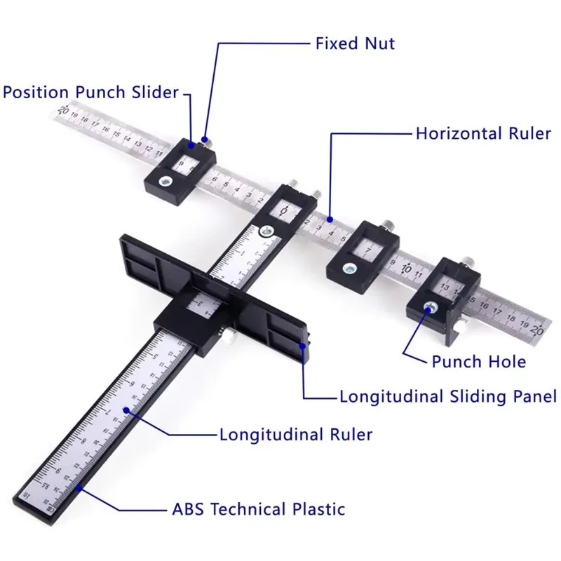 AA76-Drill Hole Placement Tool,Adjustable Punch Locator, For Doors Drawer Handles Knob For Installation Guide Template
AA76-Drill Hole Placement Tool,Adjustable Punch Locator, For Doors Drawer Handles Knob For Installation Guide Template