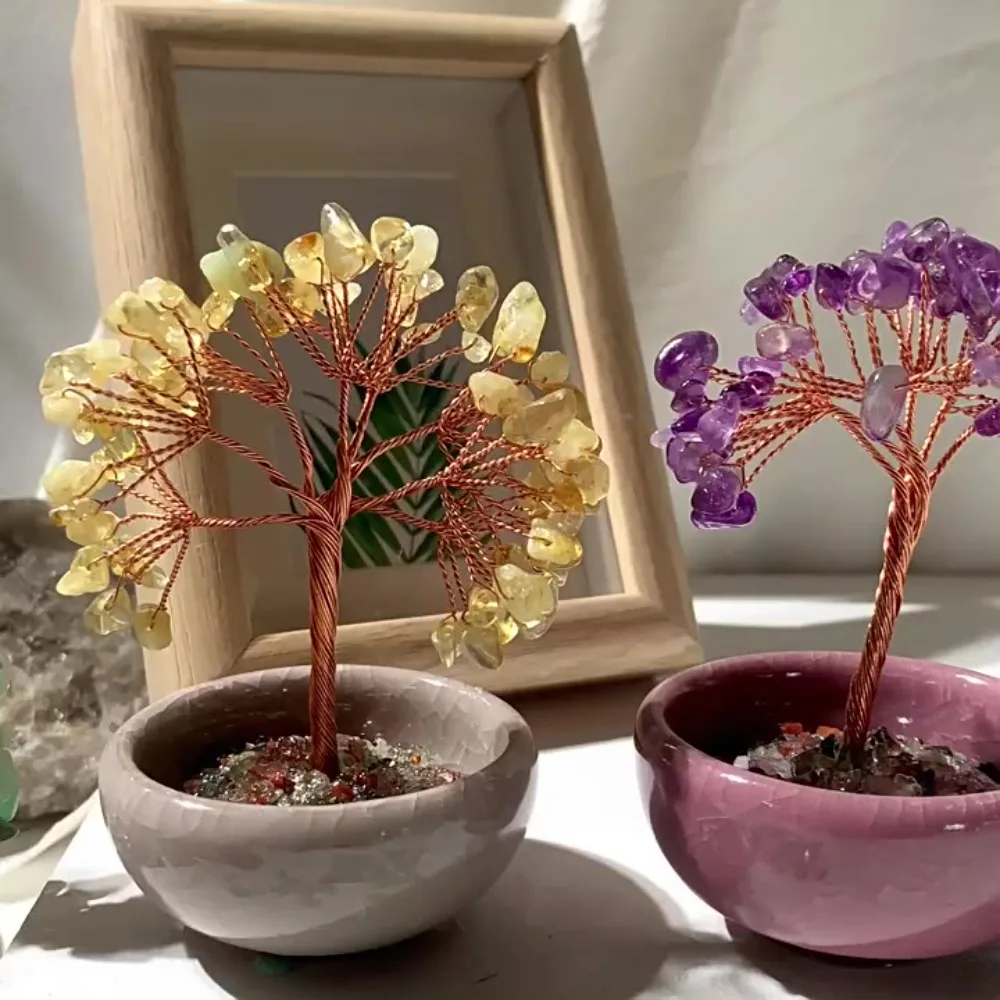 new Colorful Teabowl Natural Crystal Tree Handmade Simulation Tree Feng Shui Trees Ornament
new Colorful Teabowl Natural Crystal Tree Handmade Simulation Tree Feng Shui Trees Ornament