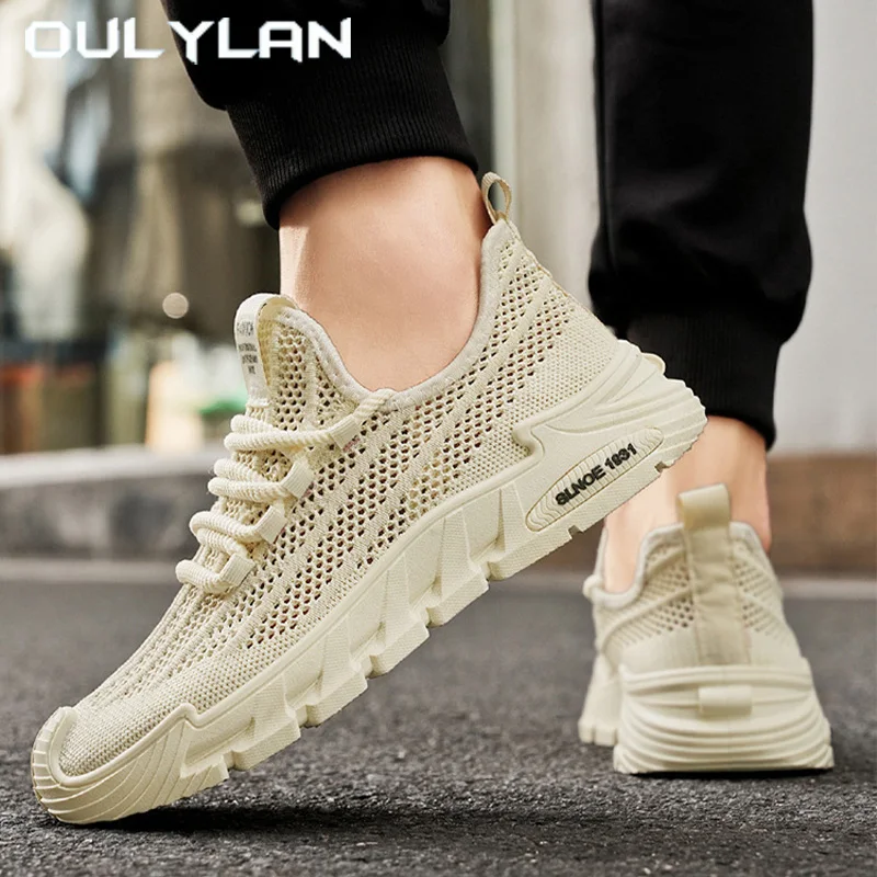 Oulylan Men Vintage Comfortable Anti-slip Sneakers Fashion Flying Woving Running Shoes Outdoor Leisure Soft Sole Sports Footwear
Oulylan Men Vintage Comfortable Anti-slip Sneakers Fashion Flying Woving Running Shoes Outdoor Leisure Soft Sole Sports Footwear