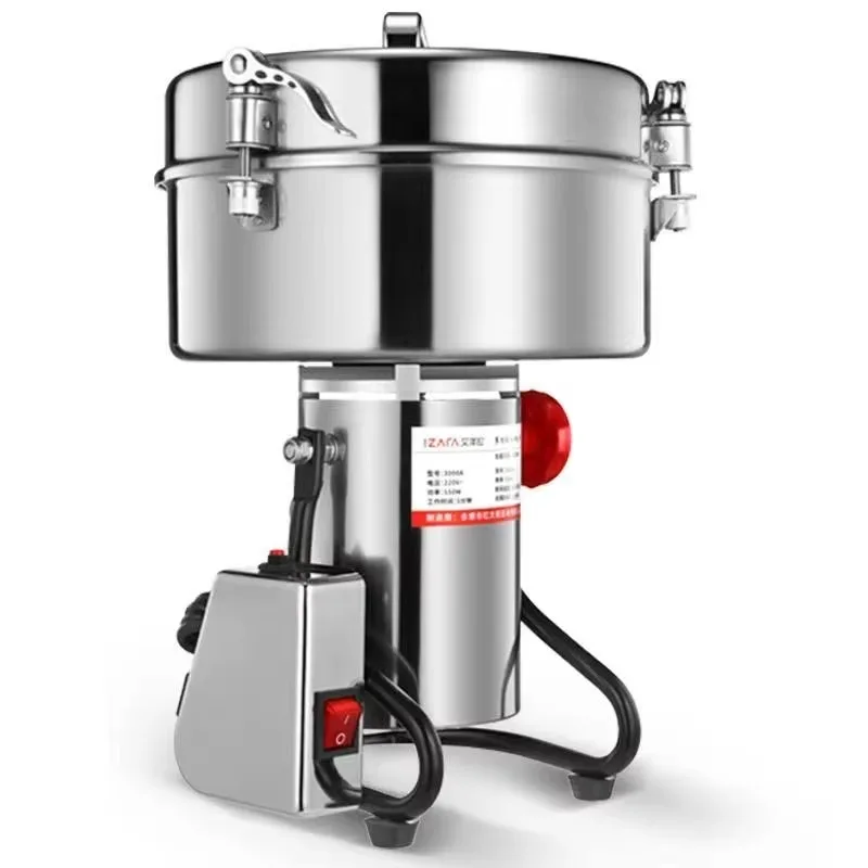 4500G Commercial Grain Grinder Spices Powder Crusher Stainless Steel Coffee Grinder Professional Electric Spice Grinder
4500G Commercial Grain Grinder Spices Powder Crusher Stainless Steel Coffee Grinder Professional Electric Spice Grinder