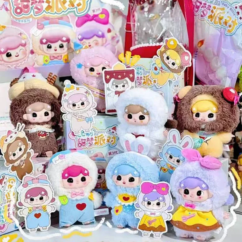 Baby Billie V3 Billie's Sweet Dream Party, плюшевая слепая коробка, мягкая подарочная сумка для девочек, подвеска, загадочная коробка, милая модель куклы, игрушка-сюрприз
Baby Billie V3 Billie's Sweet Dream Party, плюшевая слепая коробка, мягкая подарочная сумка для девочек, подвеска, загадочная коробка, милая модель куклы, игрушка-сюрприз