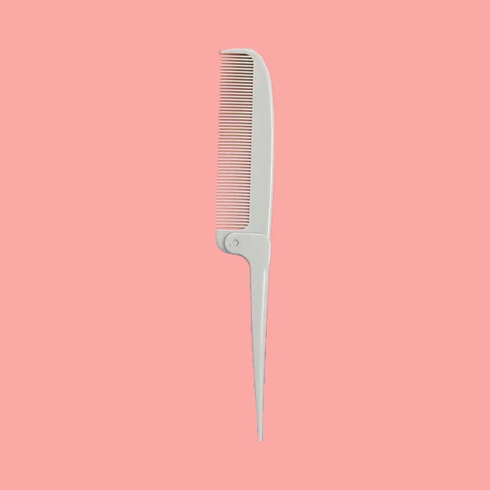 Plastic Anti-static Tooth Comb Barber Salon Hairdressing Head Massager Hair Dye Brush Pointed tail Hair Brush Folding Hair Comb
Plastic Anti-static Tooth Comb Barber Salon Hairdressing Head Massager Hair Dye Brush Pointed tail Hair Brush Folding Hair Comb