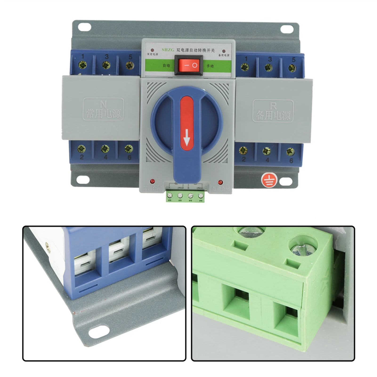 400 В 63 А 3P Мини-интеллектуальный автоматический автоматический выключатель с двойным питанием, автоматический резервный выключатель с двойным питанием
400 В 63 А 3P Мини-интеллектуальный автоматический автоматический выключатель с двойным питанием, автоматический резервный выключатель с двойным питанием