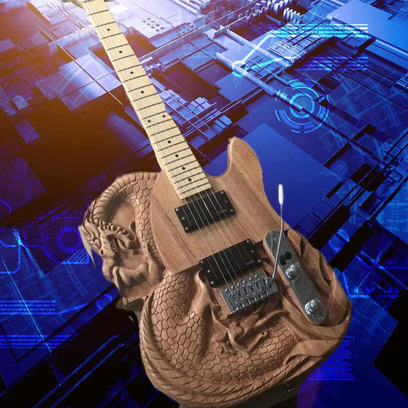 В наличии/электрогитара резной формы/цвет натурального дерева/оптом и в розницу.
В наличии/электрогитара резной формы/цвет натурального дерева/оптом и в розницу.