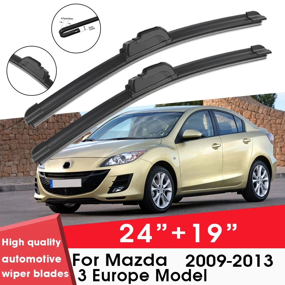 Car Wiper Blade Blades For Mazda 3 Europe Model 2009-2013 24"+19" Windshield Windscreen Clean Rubber Silicon Cars Wipers
Car Wiper Blade Blades For Mazda 3 Europe Model 2009-2013 24"+19" Windshield Windscreen Clean Rubber Silicon Cars Wipers
