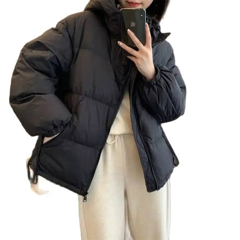 2023 New Cotton Jacket Women's Cotton-Padded Coat Korean Version Thickened Hooded Winter Fashion Keep Warm Snow Overcoat Parka
2023 New Cotton Jacket Women's Cotton-Padded Coat Korean Version Thickened Hooded Winter Fashion Keep Warm Snow Overcoat Parka