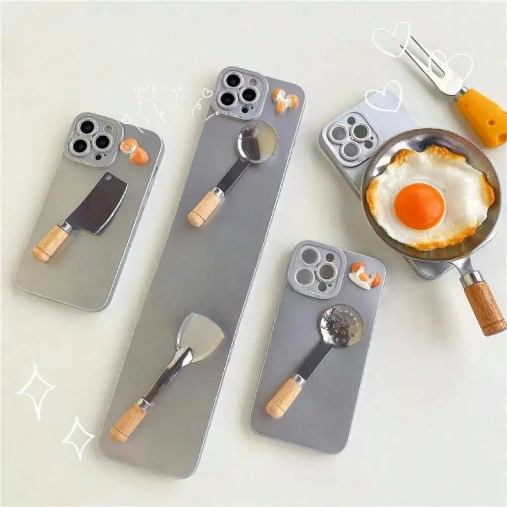 Creative Simulation Kitchenware Pan Shockproof Phone Case for iPhone 11 12 13 14 15 16 Pro Max 7 8 XR X Xs Max Plus Phone Case.
Creative Simulation Kitchenware Pan Shockproof Phone Case for iPhone 11 12 13 14 15 16 Pro Max 7 8 XR X Xs Max Plus Phone Case.