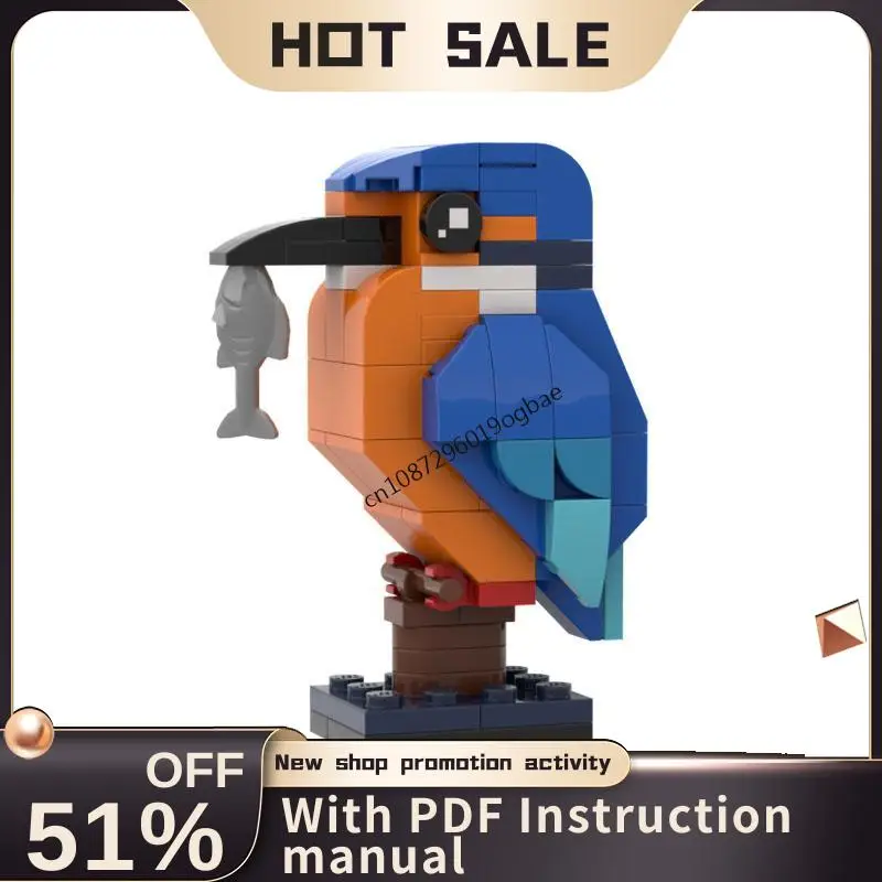 Новинка, 86 шт., хит продаж, серия Bird Moc, простая модель Kingfisher, строительные блоки, креативные идеи «сделай сам», детские игрушки, подарки на день рождения, кирпичи
Новинка, 86 шт., хит продаж, серия Bird Moc, простая модель Kingfisher, строительные блоки, креативные идеи «сделай сам», детские игрушки, подарки на день рождения, кирпичи