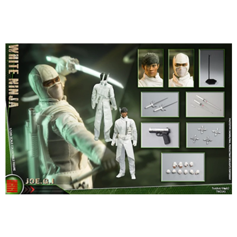 TWTOYS TW2141 1/12 Soldier Model Film Series White Ghost Ninja Movable Doll Toy In Stock
TWTOYS TW2141 1/12 Soldier Model Film Series White Ghost Ninja Movable Doll Toy In Stock