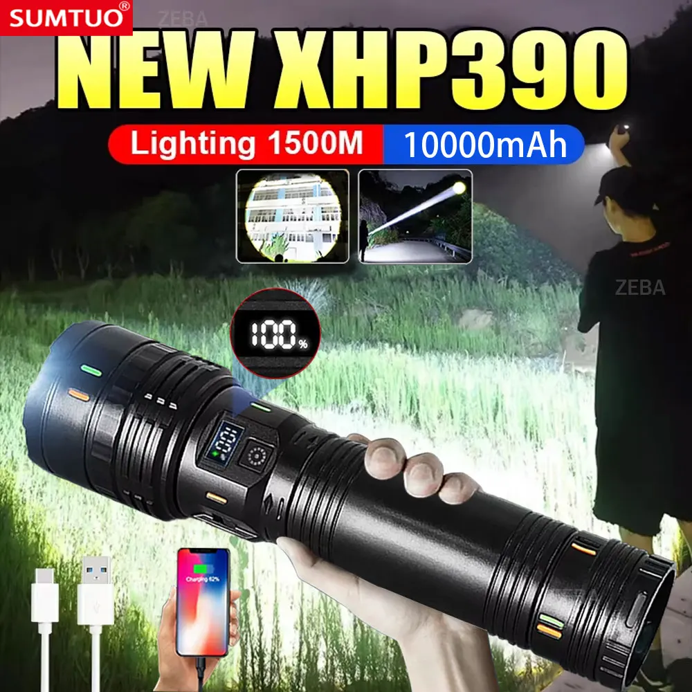 Super High Power LED Flashlight Usb Rechargeable Flashlight Strong Light Military Tactical Lantern Camping Hunting Outdoor Torch
Super High Power LED Flashlight Usb Rechargeable Flashlight Strong Light Military Tactical Lantern Camping Hunting Outdoor Torch