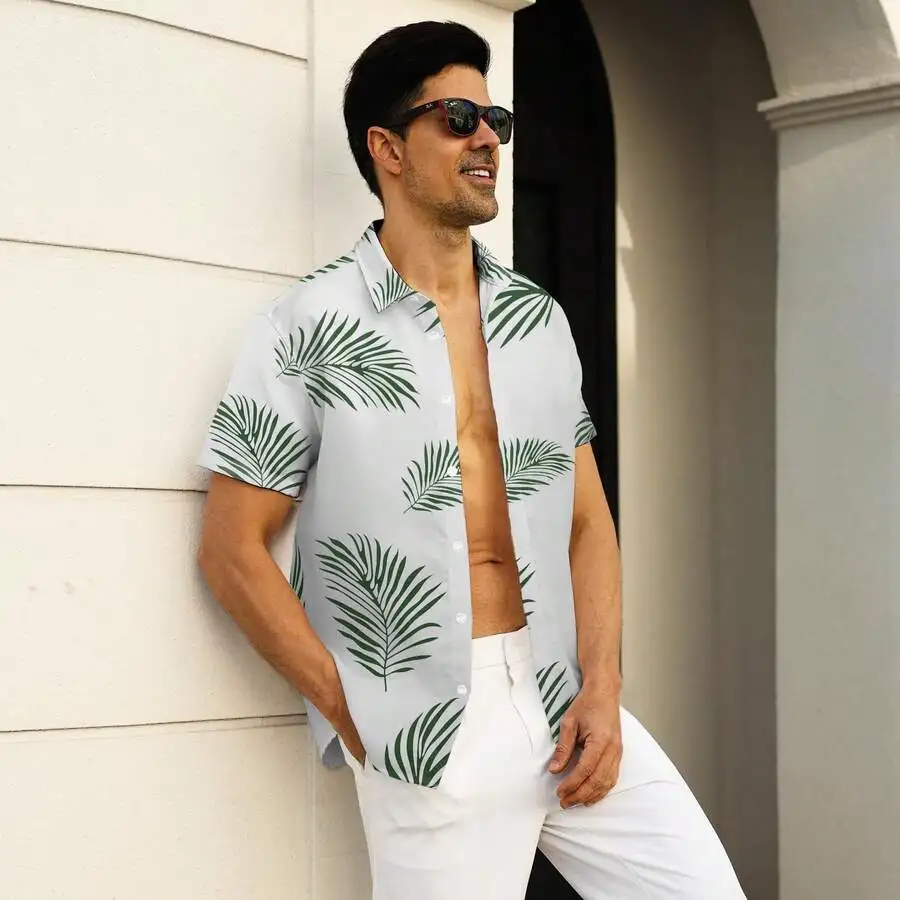 Mens Tropical Print Short Sleeve Shirt Casual Lightweight Quick Dry Beach Wear
Mens Tropical Print Short Sleeve Shirt Casual Lightweight Quick Dry Beach Wear