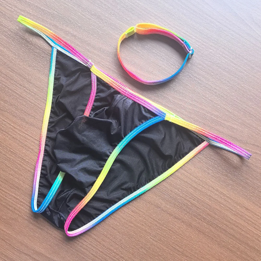 Men's See Through Ultra-thin Briefs Underwear with Bulge Pouch Mesh Sheer Bikini Style for Lightweight Support
Men's See Through Ultra-thin Briefs Underwear with Bulge Pouch Mesh Sheer Bikini Style for Lightweight Support