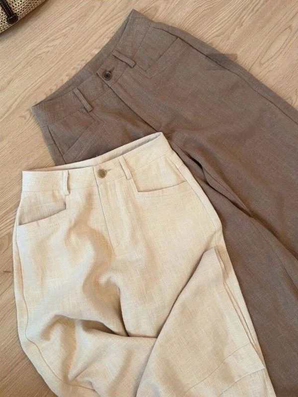 High Waist Straight Leg Pants Women's Summer 2026 New Slimming Versatile Small Size Skin-friendly Breathable Casual Pants
High Waist Straight Leg Pants Women's Summer 2026 New Slimming Versatile Small Size Skin-friendly Breathable Casual Pants