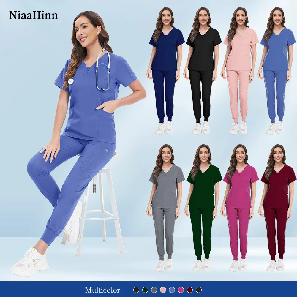 Dental Hospital Nursing Uniform Women Beauty SPA Work Clothes Medical Suit Pet Grooming Institution Nurse Accessories Scrub Set
Dental Hospital Nursing Uniform Women Beauty SPA Work Clothes Medical Suit Pet Grooming Institution Nurse Accessories Scrub Set