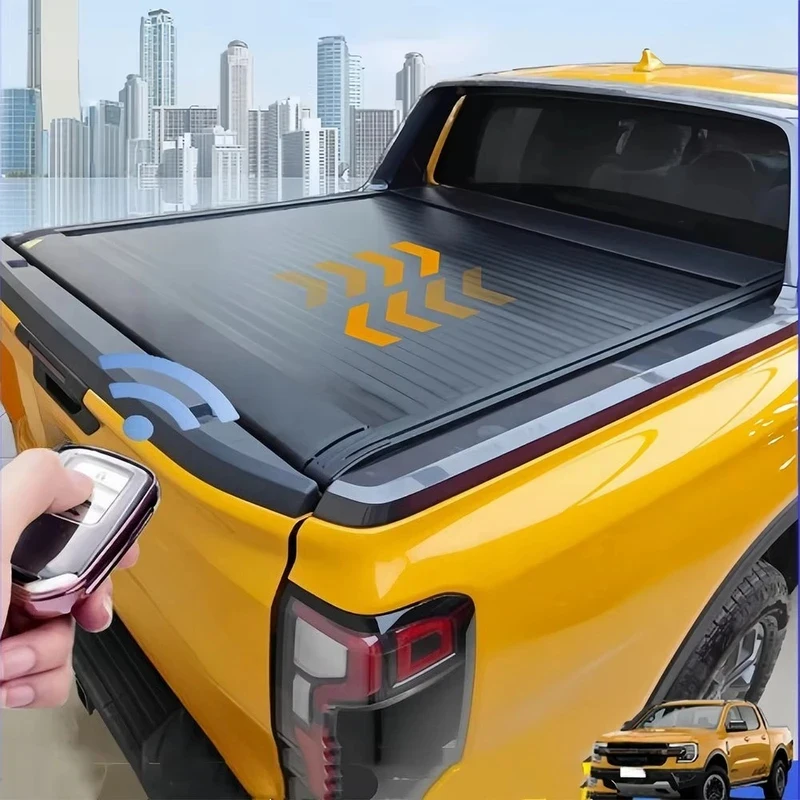High Quality Aluminum Retractable Roller Shutter Pickup Truck Bed Cover Remote Control Locking Heavy Duty Anti-Rust Wat
High Quality Aluminum Retractable Roller Shutter Pickup Truck Bed Cover Remote Control Locking Heavy Duty Anti-Rust Wat