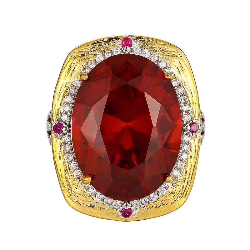 KQDANCE Luxury Retro Ruby Ring Oval Cut Cubic Zirconia Jewelry for Women Adjustable Ring
KQDANCE Luxury Retro Ruby Ring Oval Cut Cubic Zirconia Jewelry for Women Adjustable Ring