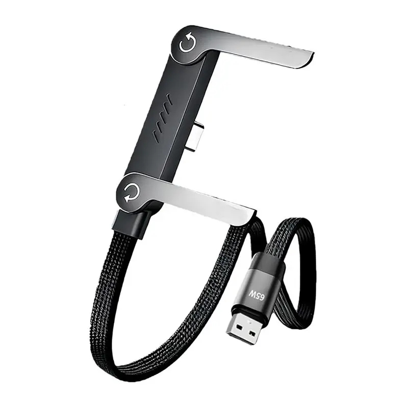 AU61-Складной USB-кабель для быстрой зарядки с держателем для телефона, 65 Вт, с подставкой, кабель для передачи данных для планшетов
AU61-Складной USB-кабель для быстрой зарядки с держателем для телефона, 65 Вт, с подставкой, кабель для передачи данных для планшетов