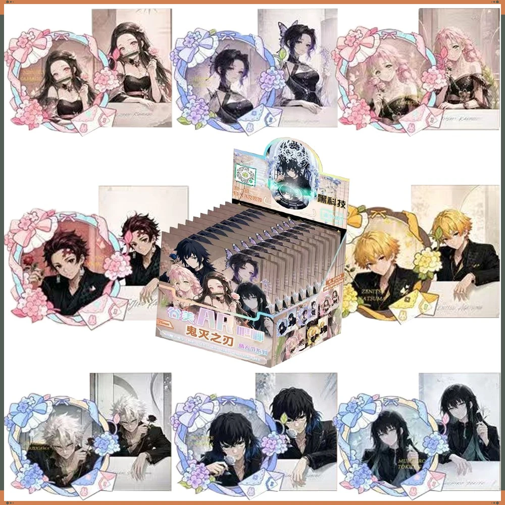Demon Slayer Collection Flash Cards Kanroji Mitsuri Iguro Obanai Anime Peripheral Festival Rare Limited AR Badges Kid Hobby Gift
Demon Slayer Collection Flash Cards Kanroji Mitsuri Iguro Obanai Anime Peripheral Festival Rare Limited AR Badges Kid Hobby Gift