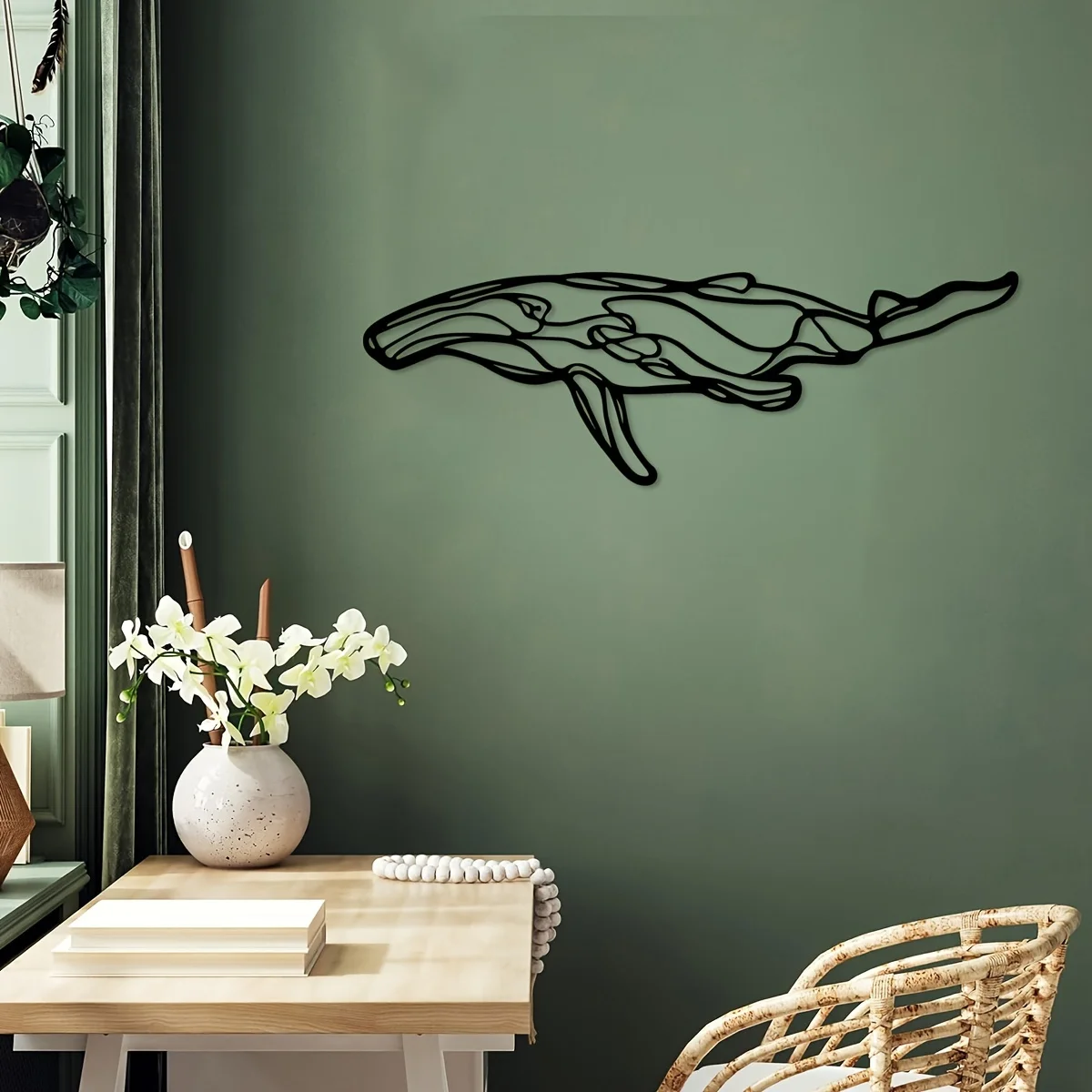 1pc Creative Line Whale Iron Indoor Outdoor Crafts, Indoor Decoration, Great For Living Room Bedroom, Wall Decoration
1pc Creative Line Whale Iron Indoor Outdoor Crafts, Indoor Decoration, Great For Living Room Bedroom, Wall Decoration
