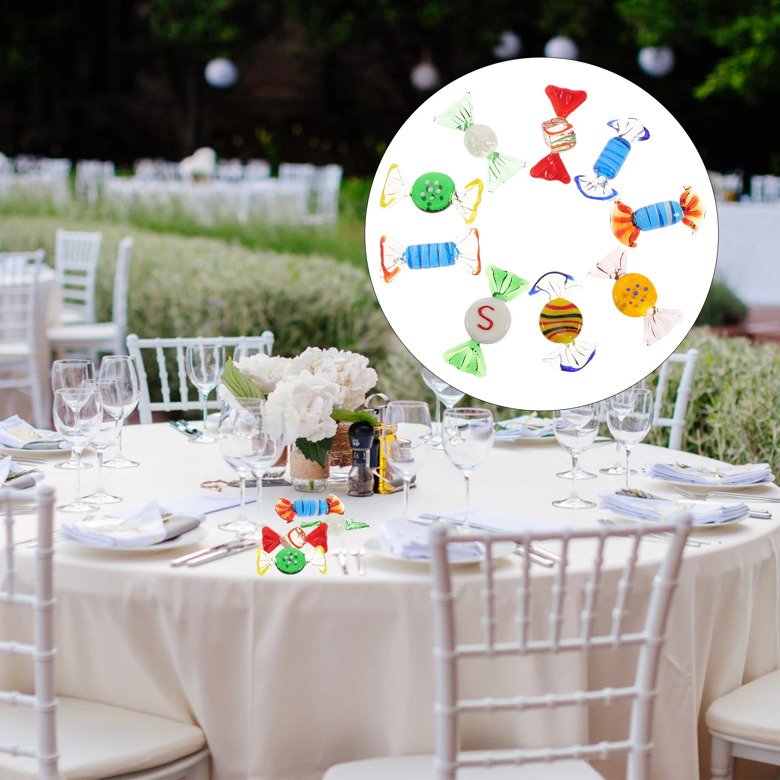 12Pcs Colorful Glass Candy Ornaments Handmade Decorations for Party Wedding Festival Home Glass Candy Wedding Decor
12Pcs Colorful Glass Candy Ornaments Handmade Decorations for Party Wedding Festival Home Glass Candy Wedding Decor