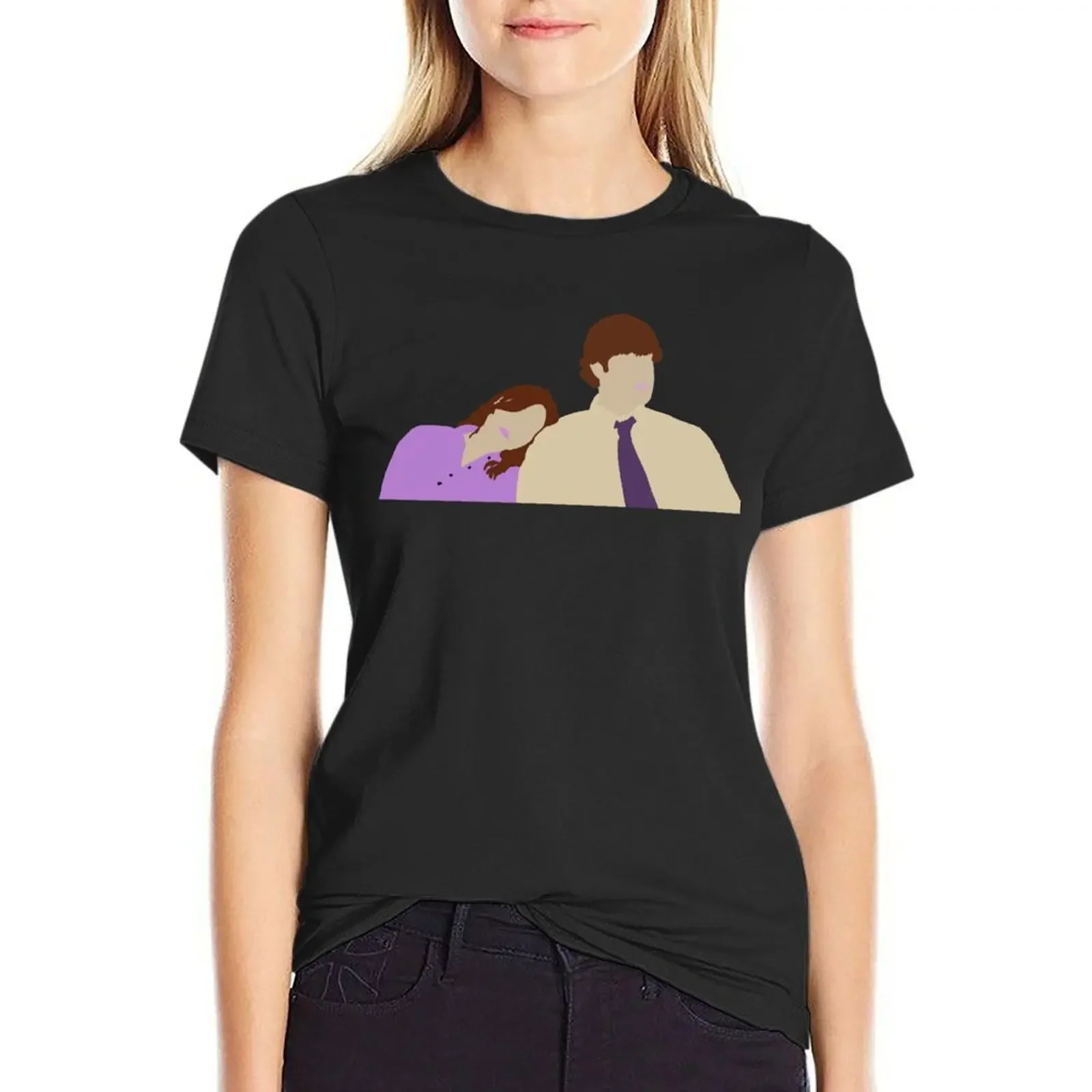 Jim and Pam Minimalist Inspired Print | The Office TV | TV Show Character Portrait | Valentine's T-Shirt customs tops for Women
Jim and Pam Minimalist Inspired Print | The Office TV | TV Show Character Portrait | Valentine's T-Shirt customs tops for Women