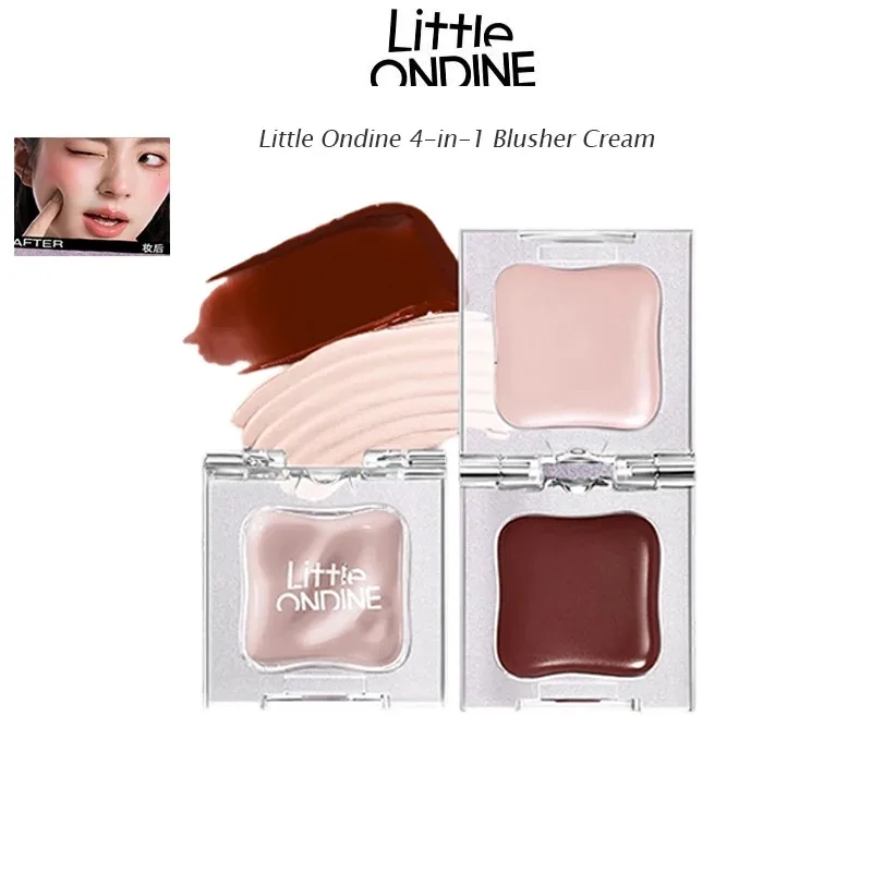 Little Ondine 4-in-1 Blusher Cream Multi-Purpose Tinted Moistured Silky Lip Glaze Blush Highlight Eyeshadow 3.8g
Little Ondine 4-in-1 Blusher Cream Multi-Purpose Tinted Moistured Silky Lip Glaze Blush Highlight Eyeshadow 3.8g