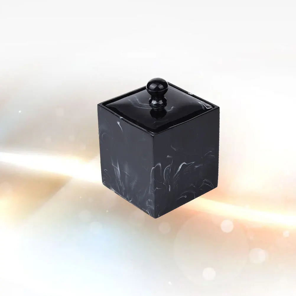 1Pcs Resin Marble Grain Cotton Swab Box Black Covered Storage Case Organizer for Home Makeup Cotton Pads Toothpicks Small
1Pcs Resin Marble Grain Cotton Swab Box Black Covered Storage Case Organizer for Home Makeup Cotton Pads Toothpicks Small