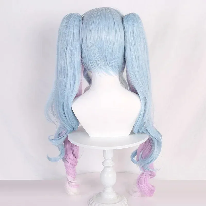 Wiwi 123Sleep Vocaloid Косплей Красочный двойной хвост Синтетический длинный вьющийся HatsuneMiku Аниме Coser Милый парик для девочек Dai
Wiwi 123Sleep Vocaloid Косплей Красочный двойной хвост Синтетический длинный вьющийся HatsuneMiku Аниме Coser Милый парик для девочек Dai