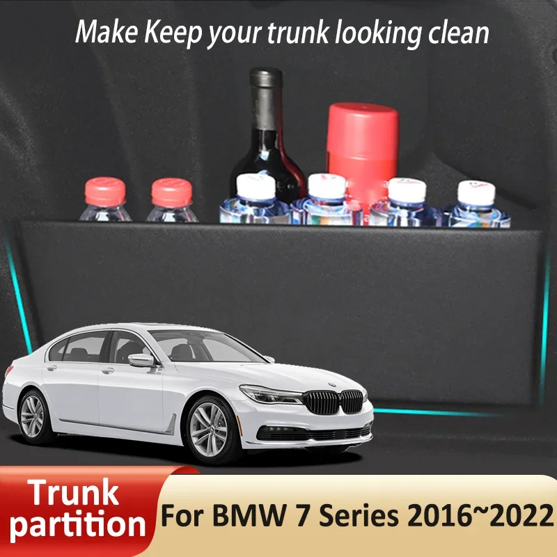 Автомобильный органайзер, боковая перегородка багажника для BMW 7 серии 2016 ~ 2022 2017, автозапчасти, организация интерьера, аксессуары для багажника, инструменты для хранения
Автомобильный органайзер, боковая перегородка багажника для BMW 7 серии 2016 ~ 2022 2017, автозапчасти, организация интерьера, аксессуары для багажника, инструменты для хранения