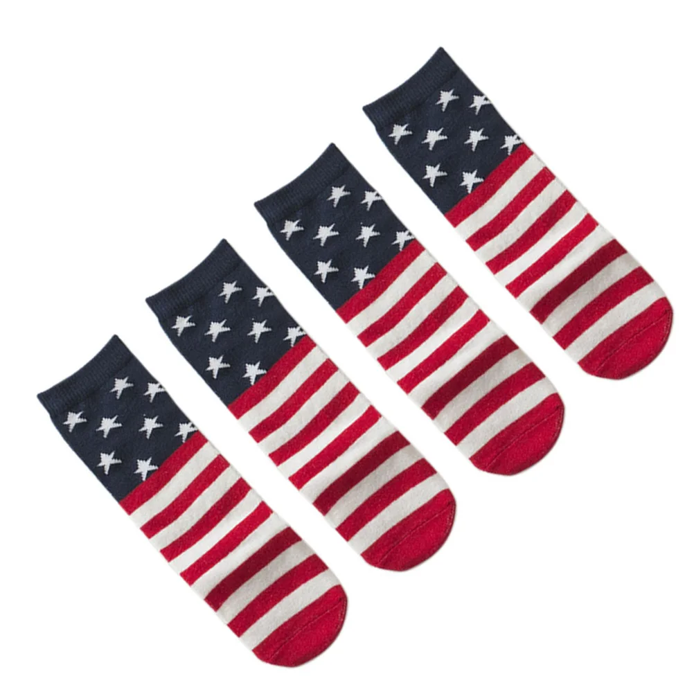 1 set 2 Pairs Anti Slip Mid-calf Socks Kids M Size 2-4Y Cotton Comfortable Elastic Children Socks Independence Day Style
1 set 2 Pairs Anti Slip Mid-calf Socks Kids M Size 2-4Y Cotton Comfortable Elastic Children Socks Independence Day Style